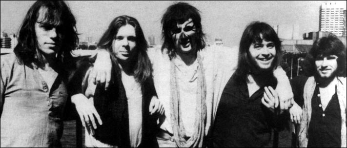 Marillion in London - 1982 - Photo taken from Mick Wall's book ''Market Square Heroes - The Authorized Story Of Marillion'' (1987)